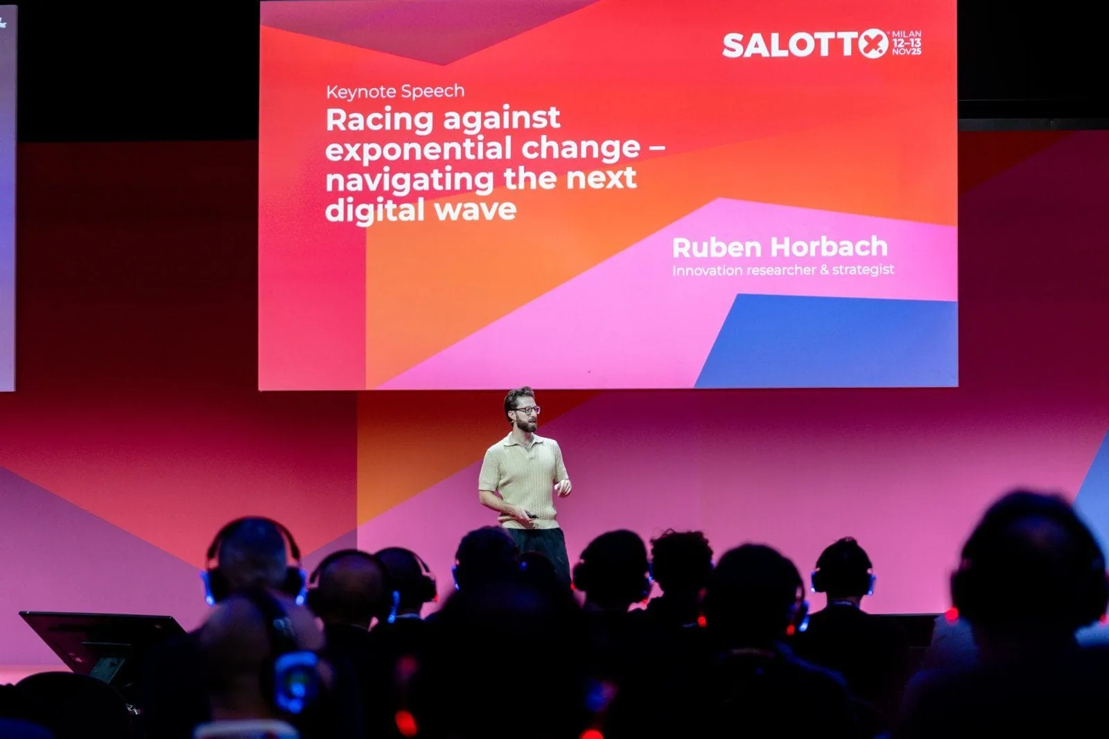 Keynote bij Salotto in Milaan